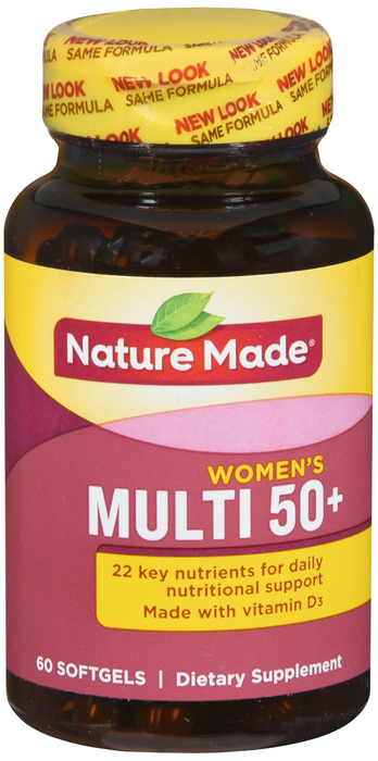 Nature Made Multi For Her 50+ Softgels 60ct