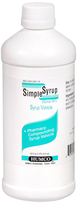 SIMPLE SYRUP 16OZ HUMCO