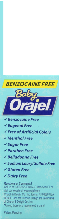 Baby Orajel Non-Medicated Cooling Gel AM/PM