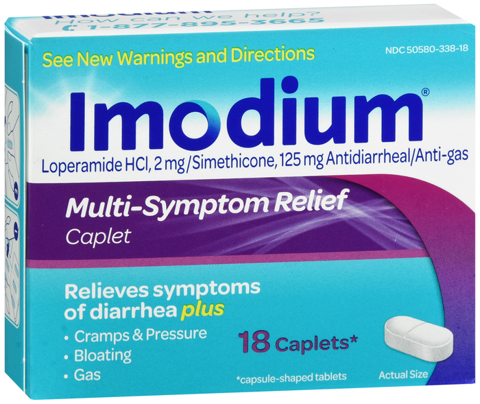 Imodium Anti-Diarrheal Multi-Symptom Relief Caplets 18ct