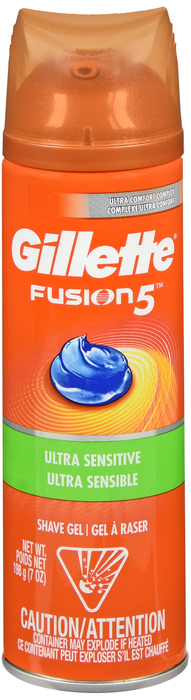 Gillette Fusion Hydragel Sensitive 7oz