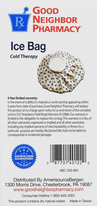 Good Neighbor Pharmacy Ice Bag Cold Therapy 9 inches