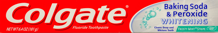 COLGATE B/SODA PEROX WHITE GEL F/MNT 6OZ