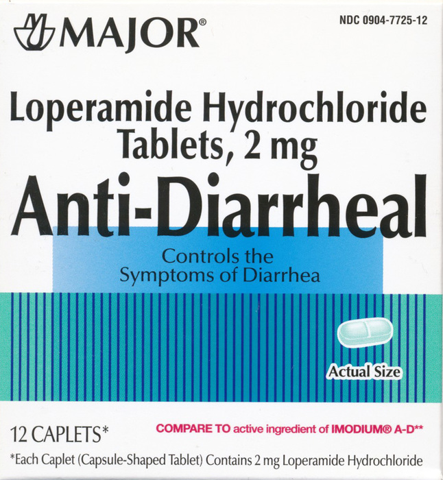 ANTI-DIARRHEAL 2MG CAPLET 12CT MAJ