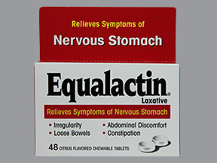 Equalactin Laxative Chewable Tablets 48ct