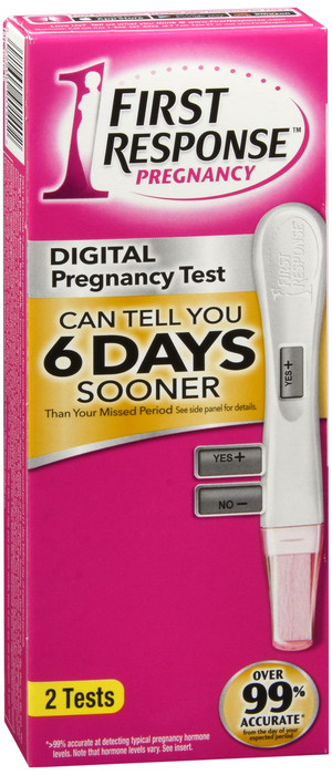 First Response Gold Digital Pregnancy Test 2ct