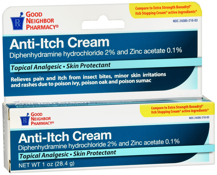 Good Neighbor Pharmacy Anti-Itch 2% Topical Analgesic Cream 1oz