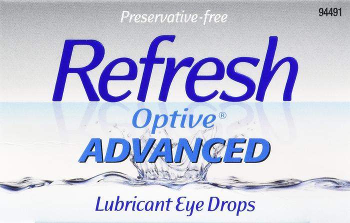 Refresh Optive Advanced Lubricant Eye Drops 30x0.01oz