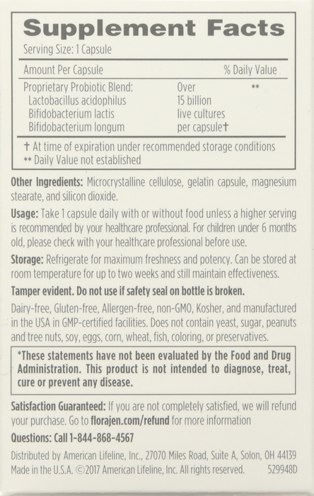 Florajen Digestion Capsules 60ct