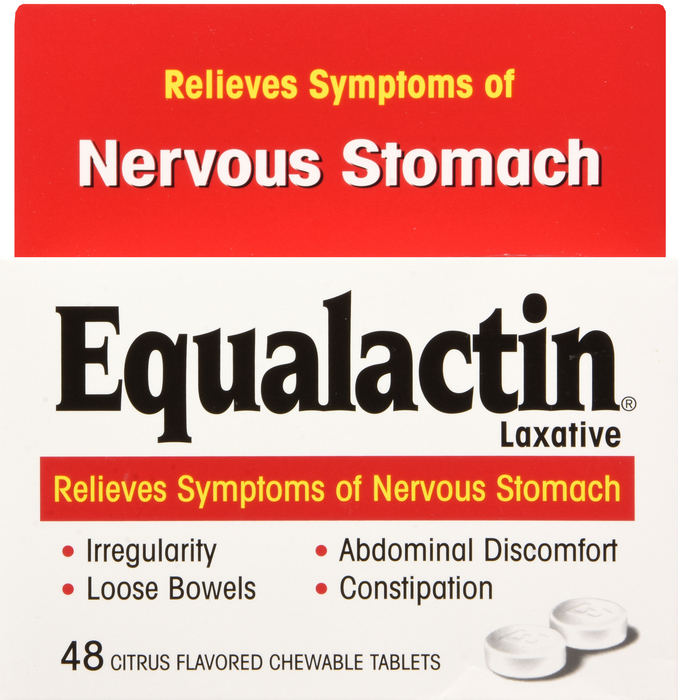 Equalactin Laxative Chewable Tablets 48ct