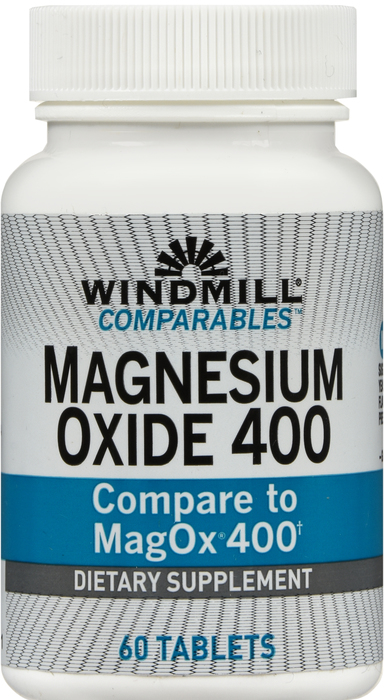 Windmill Magnesium Oxide 400mg Tablets 60ct