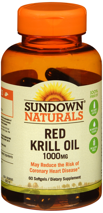 KRILL OIL 3XSTR 1000MG SFTGL 60CT SUNDWN