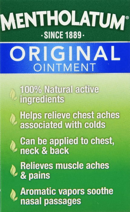 Mentholatum Topical Analgesic Ointment 1oz