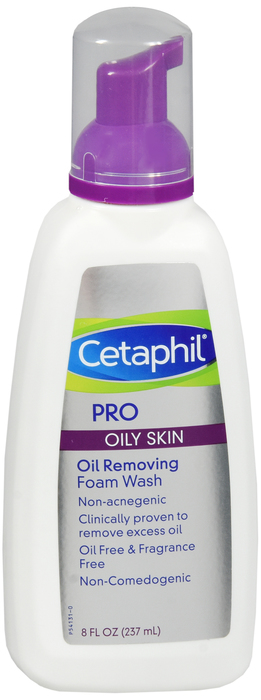 CETAPHIL PRO OIL REMOV FOAM FACE WSH 8OZ