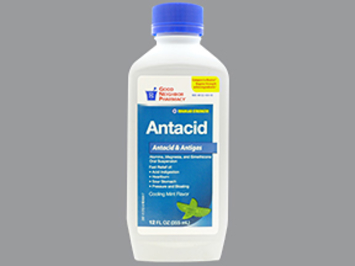 Good Neighbor Pharmacy Regular Strength Antacid Mint Liquid 12oz