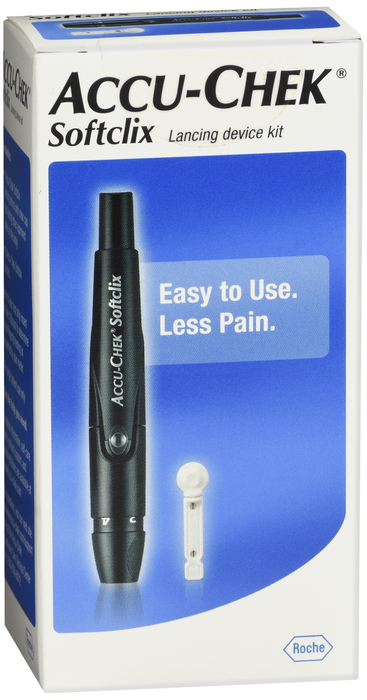 ACCU-CHEK SOFTCLIX LANCING DEVICE BLACK