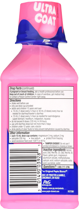 Pepto Bismol Ultra Liquid Original 12oz