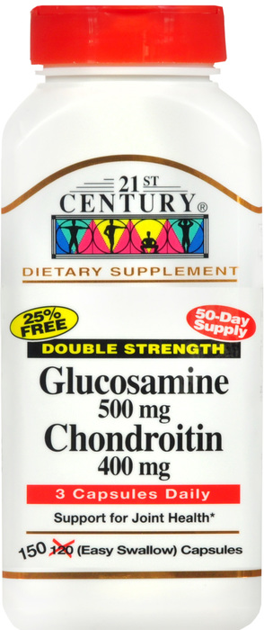 21st Century Glucosamine & Chondroitin 500/400mg Capsules 150ct