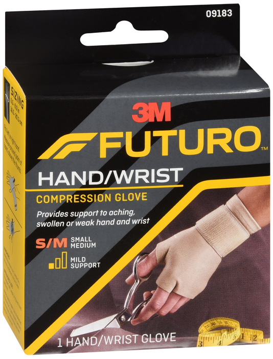 Futuro Compression Glove Hand/Wrist Small/Medium 1ct