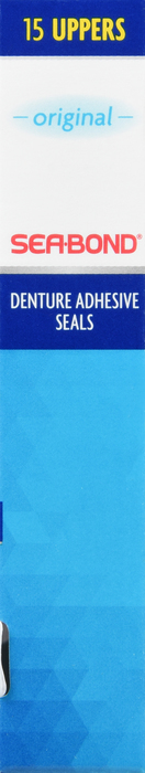 Sea Bond Secure Upper Denture Adhesive Seals 15ct