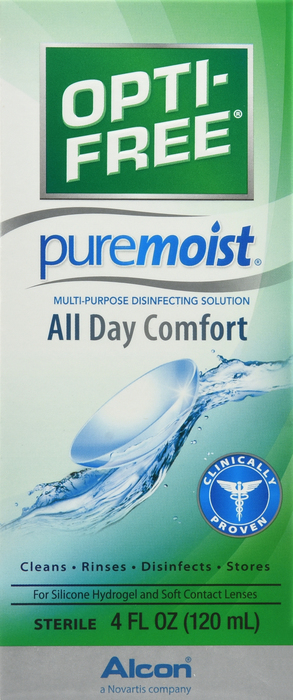 Opti-Free PureMoist Disinfecting Solution 4oz