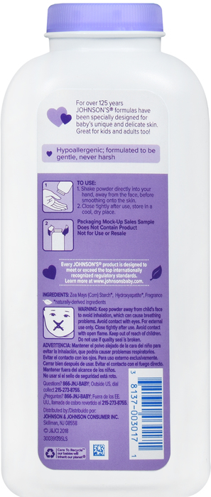 JOHNSONS BABY POWDER LAVENDER & CHAMOMILE 15OZ