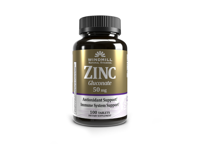 Windmill Zinc Gluconate 50mg Tablets 100ct