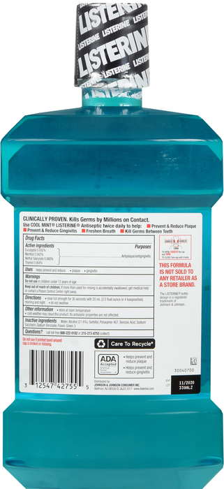 Listerine Cool Mint Mouthwash 1.5L