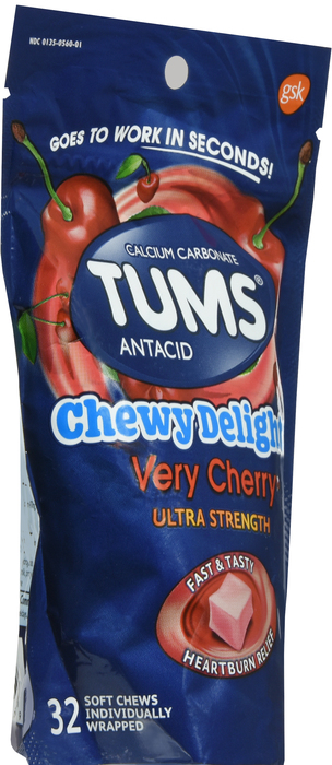 TUMS CHEWY DELIGHTS VERY CHERRY 32CT