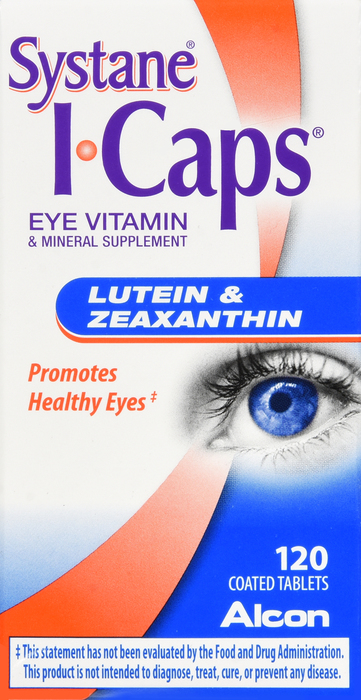 ICAPS Eye Vitamin & Mineral Supplement Tablets 120ct