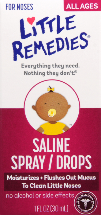 Little Noses Saline Spray Drops 1oz