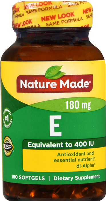 Nature Made Vitamin E 400Iu DL-Alpha Softgels 180ct