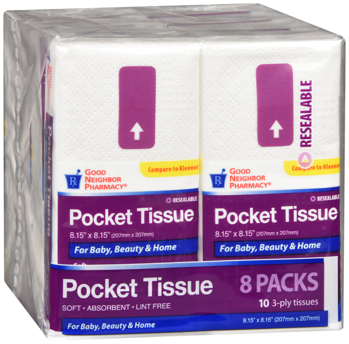 Good Neighbor Pharmacy Pocket Tissues 8ct