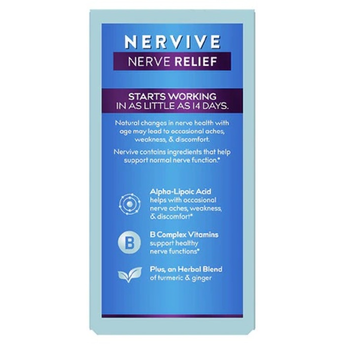 Nervive Nerve Relief Dietary Supplement Tablets 30ct