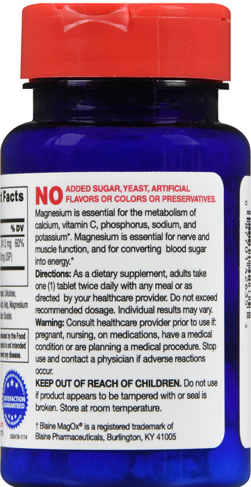 Good Neighbor Pharmacy Magnesium Oxide 400mg Tablets 90ct