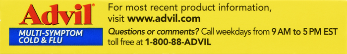 ADVIL MULTI-SYMPTOM COLD&FLU TAB 10CT