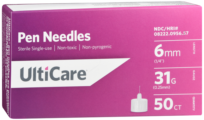 UltiCare Pen Needle 6mm 31g 50ct