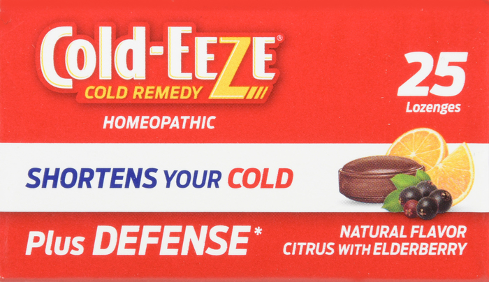 Cold-Eeze Plus Defense Citrus with Elderberry Lozenges 25ct