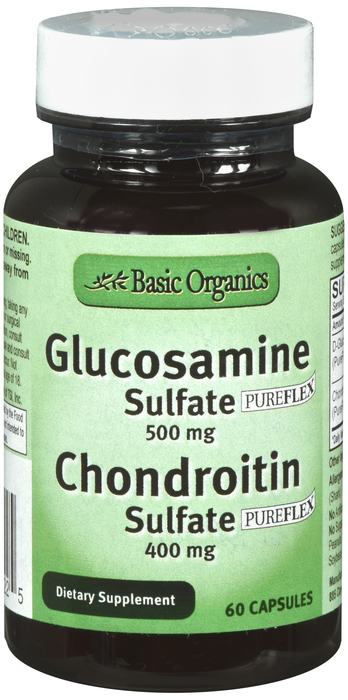 Glucosamine Chondroitin 500/400mg Capsules 60ct