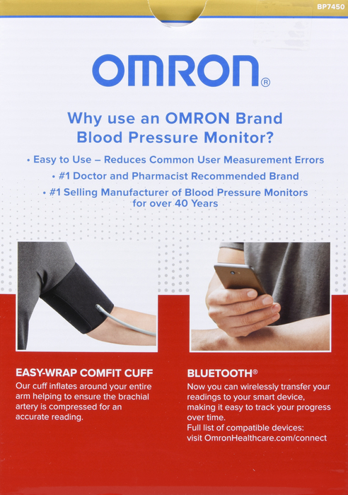 Omron 10 Series Wireless Upper Arm Blood Pressure Monitor 1ct