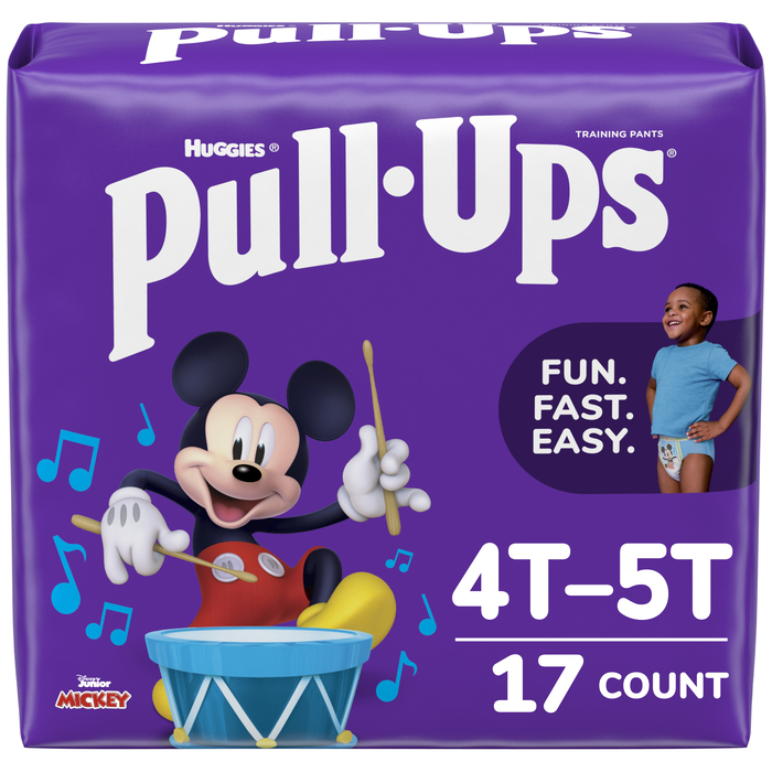 HUGGIES PULL-UPS BOY 4T-5T U/G 4X17CT