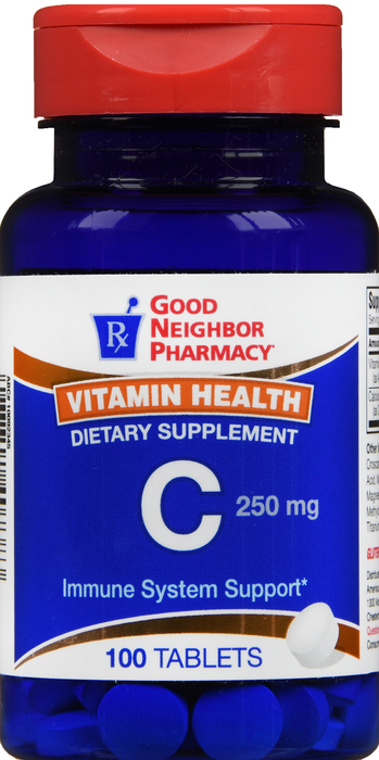 Good Neighbor Pharmacy Vitamin C 250mg with Calcium Tablets 100ct