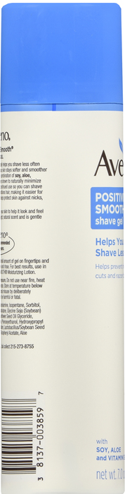 AVEENO SHAVE GEL POSITIVELY SMOOTH 7OZ