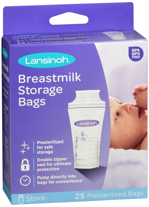 Lansinoh Breast Milk Storage Bags 25ct