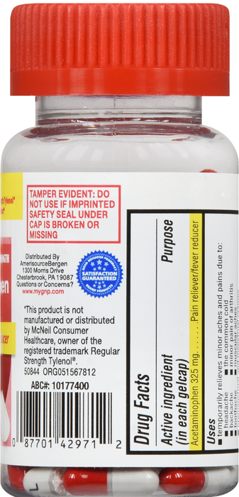 Good Neighbor Pharmacy Acetaminophen 325mg Gel Caps 100ct