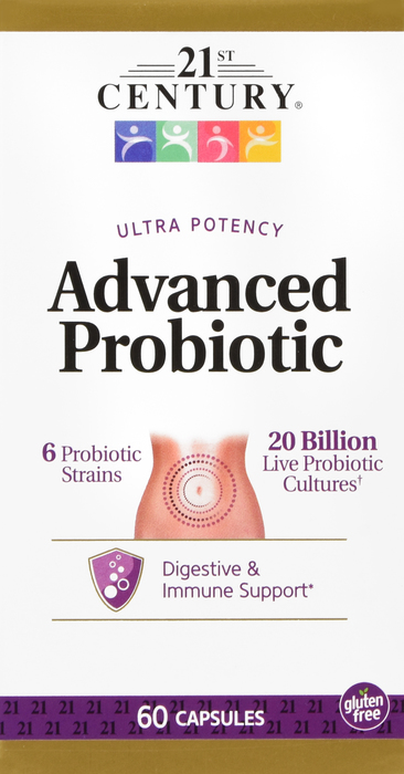 21st Century Ultra Potency Advanced Probiotic Capsules 60ct