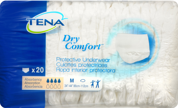 TENA UNDERWEAR DRY COMFORT MEDIUM 4X20CT