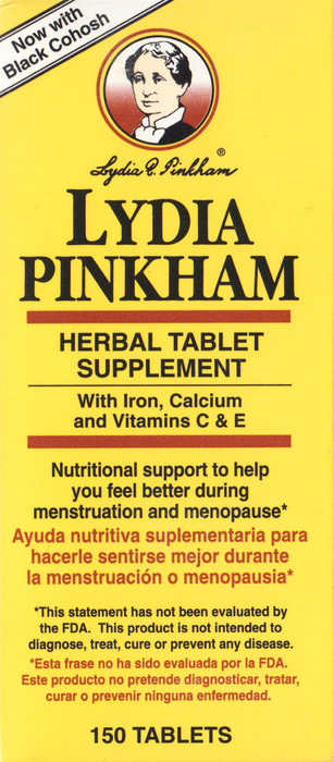 LYDIA PINKHAM HERBAL SUPPLEMENT TAB 50CT