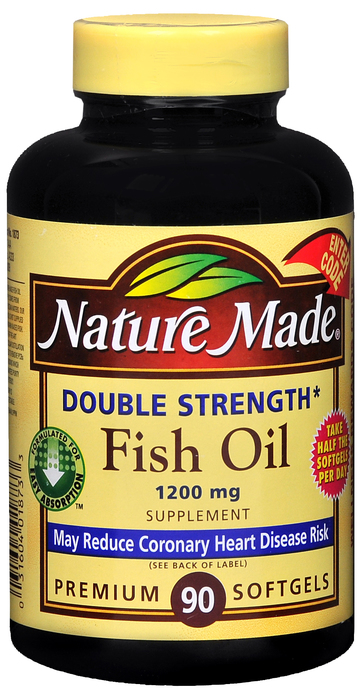 Nature Made FISH OIL 1200MG SOFTGEL 100ct