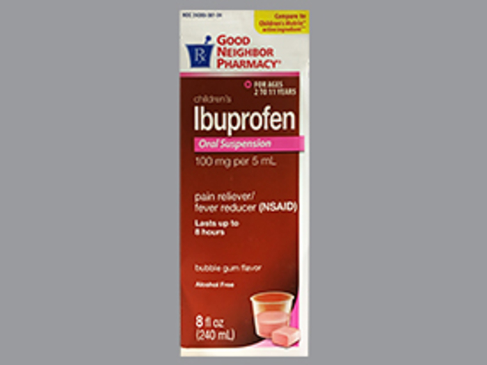 Good Neighbor Pharmacy Children's Ibuprofen 100mg Bubble Gum 8oz